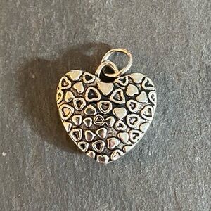 Sterling Silver Heart Necklace Charm